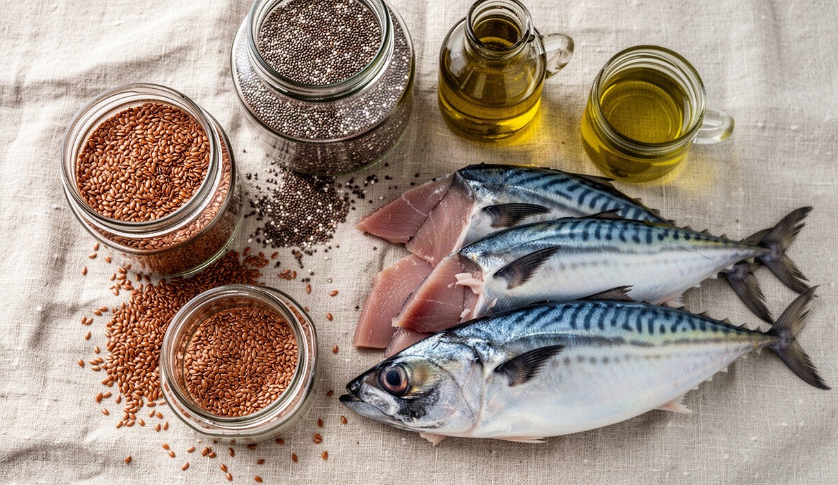 Omega 3 vegetal frente a marino para la fatiga ocular